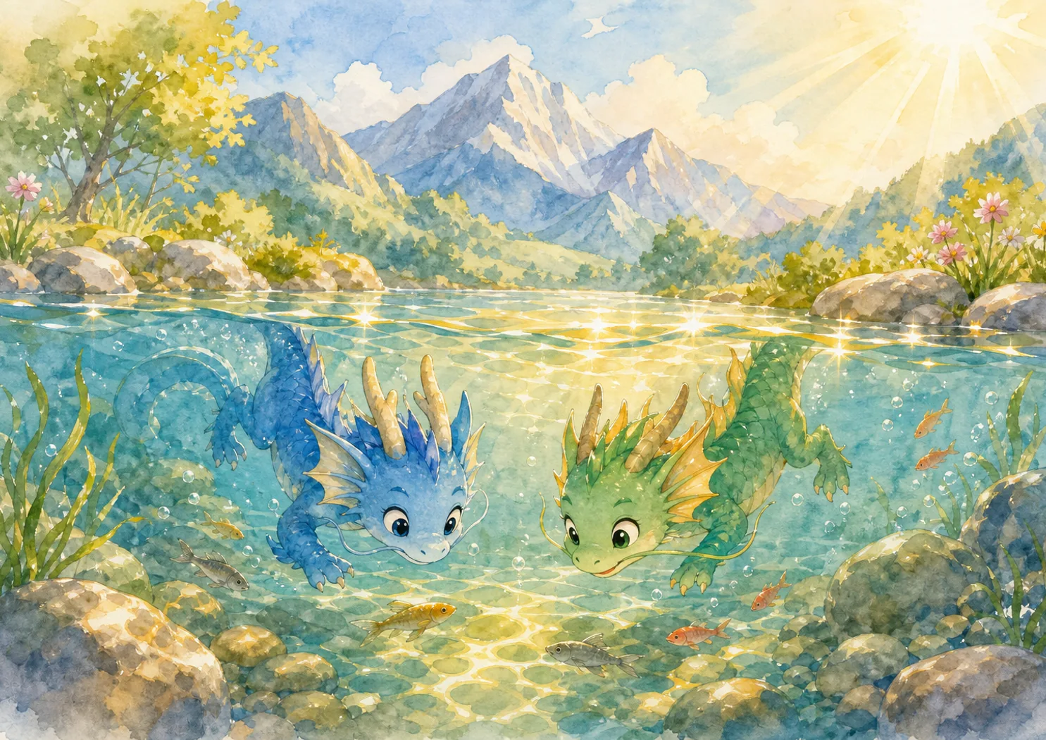 河里