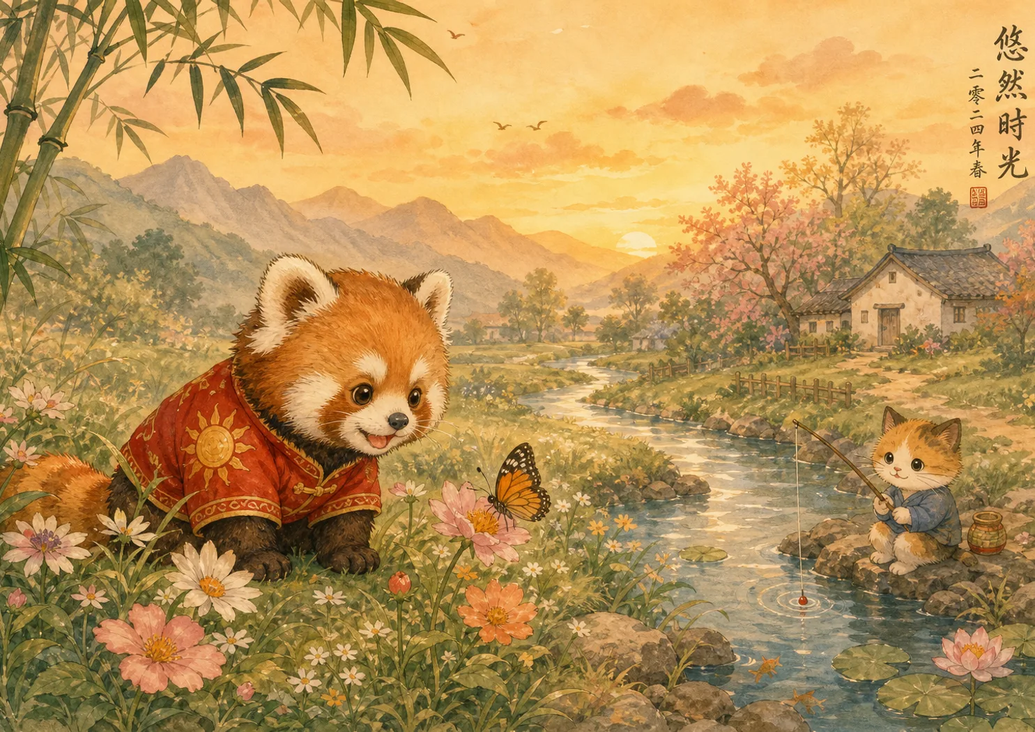 可爱的画作
