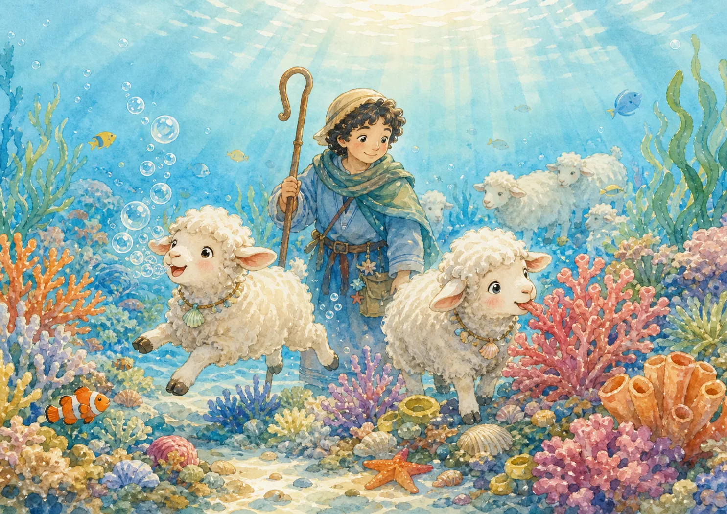 羊羊潜水
