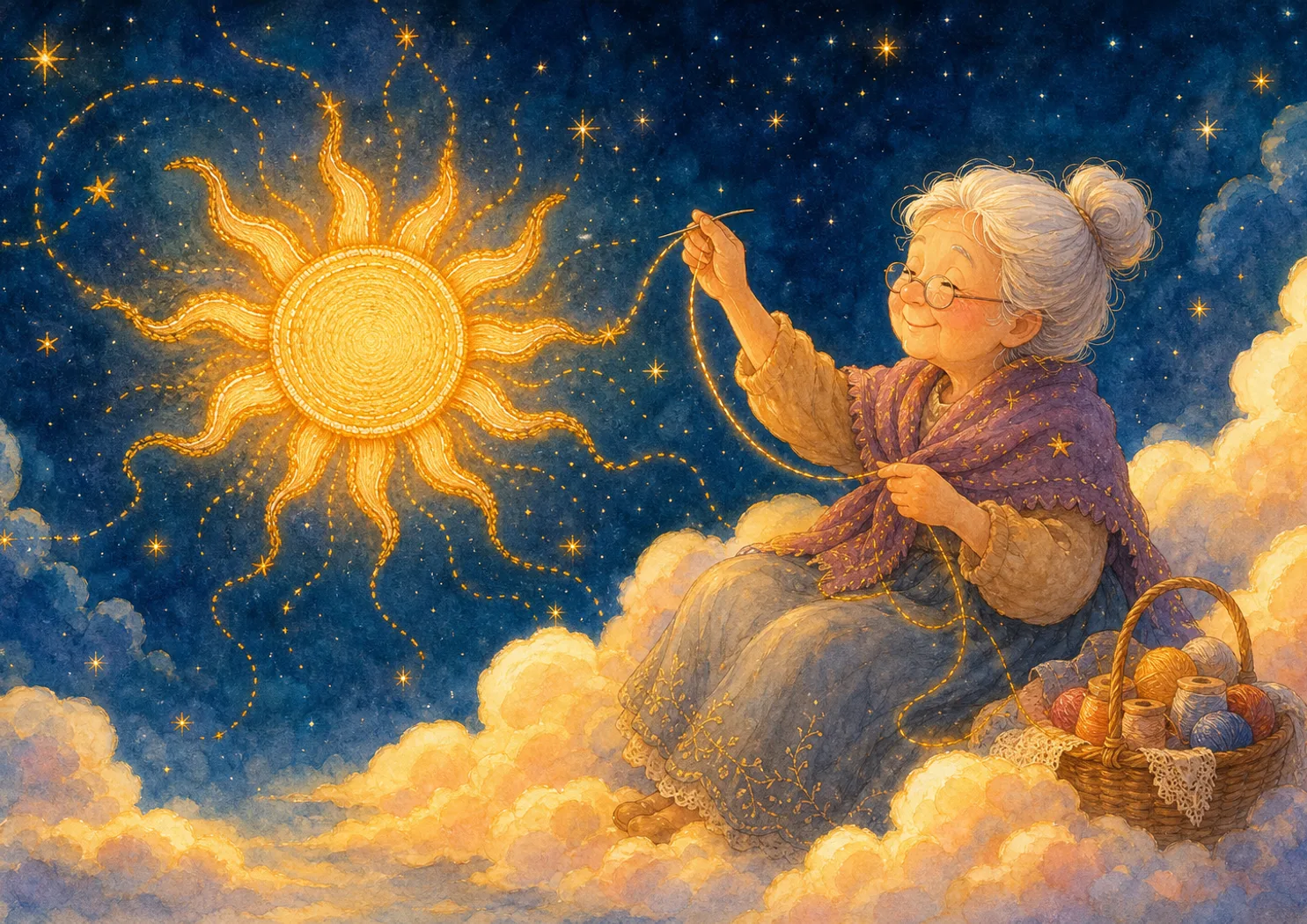 天空中的太阳纹